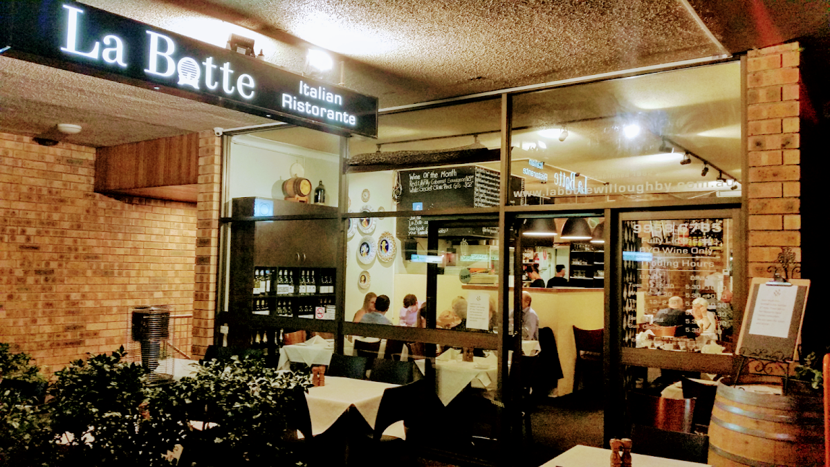 La Botte — restaurant in Willoughby, Sydney