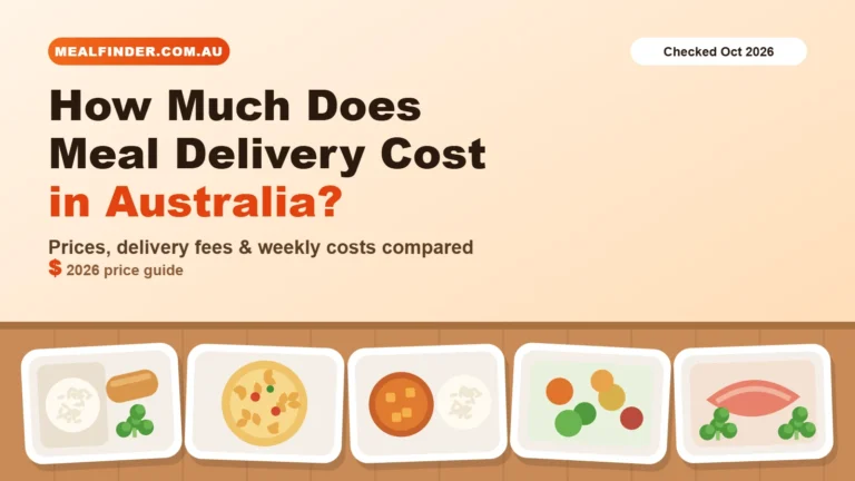 How Much Does Meal Delivery Cost in Australia? (2026 Price Guide)